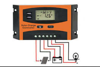 20A Solar Charge Controller with LCD Display Screen - PWM Charging - Great Investment!!!