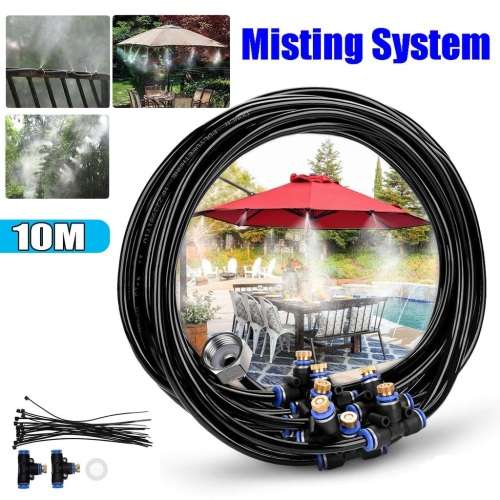 10m DIY Outdoor Cooling Mist System - Ideal for the HOT summer days!!!