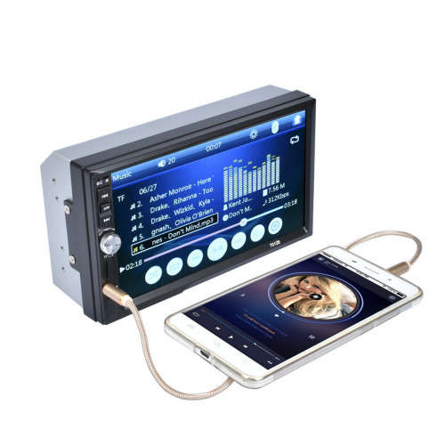 7` HD TOUCH SCREEN CAR MP5 PLAYER - BLUETOOTH - REMOTE - SUPPORTS REVERSE CAMERA