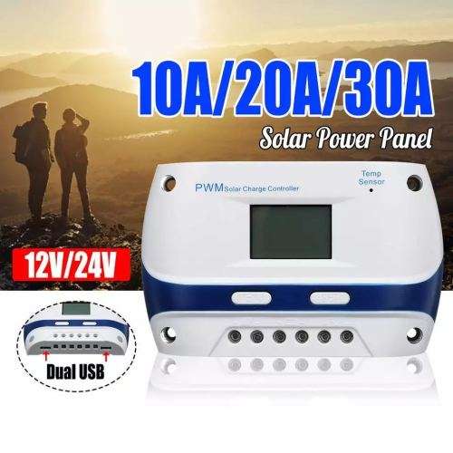 20A Solar Charge Controller with LCD Display Screen - PWM Charging - Great Investment!!!