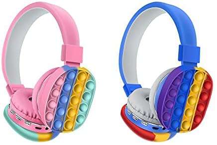 Bubble Fidget Bluetooth Wireless Stereo Earphones - Rechargeable - Built-In Mic