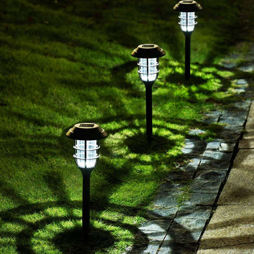 Solar Powered LED Outdoor Garden Pathway Lights - Pack of 6 - Creating a Magnificent Atmosphere!
