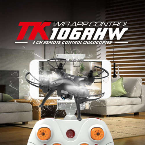 TK106RHW 4Channel Nano QuadCopter Drone - Wifi - App Control - HD Camera - Flight Path Setting