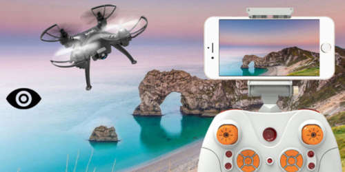 TK106RHW 4Channel Nano QuadCopter Drone - Wifi - App Control - HD Camera - Flight Path Setting