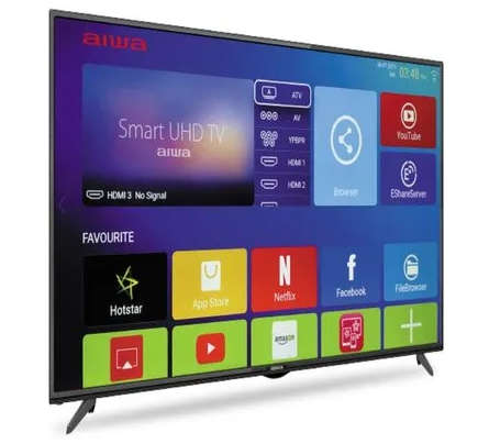 Massive Aiwa 70 UHD Smart TV - 4K - Preloaded Netflix and Youtube - Android 5.1