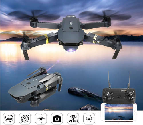 RC Folding Dual Camera Drone - 2.4Ghz - Wifi - App Control - Altitude Hold - HD Camera - 4K -