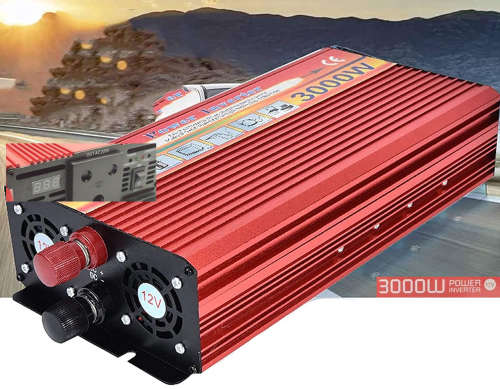 3000w Power Inverter - Modified Sinewave - DC12V to AC220V
