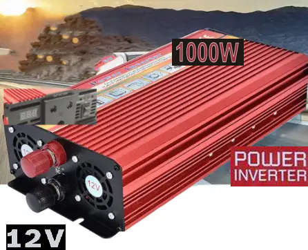 1000w Power Inverter - Modified Sinewave - DC12V to AC220V