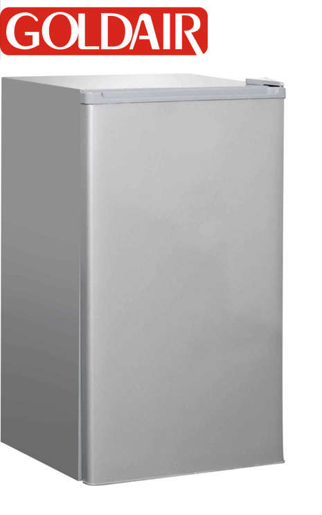Gold Air 130L Bar Fridge - Silver Color