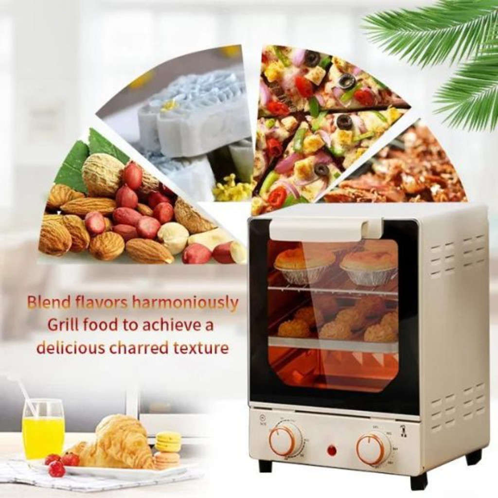 15L All in One Multifunctional Electric Oven - Toaster - Griller - Compact and Elegant