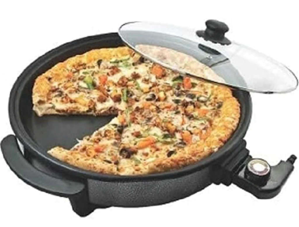 1500W RAF Electric Pizza Pan - Non Stick Coating - Easy to Clean