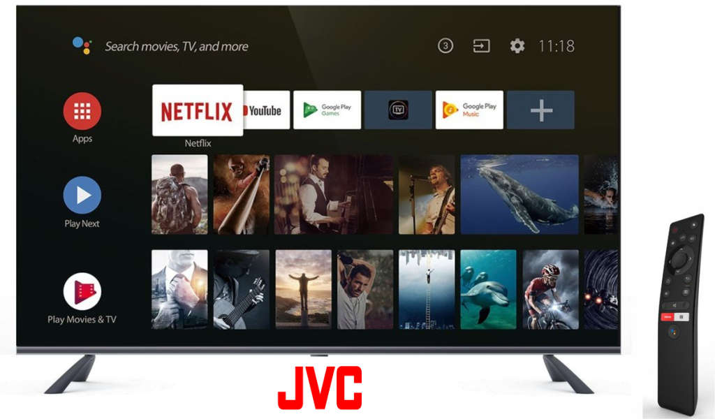 JVC 40` FHD Smart LED TV - Android - Quad Core