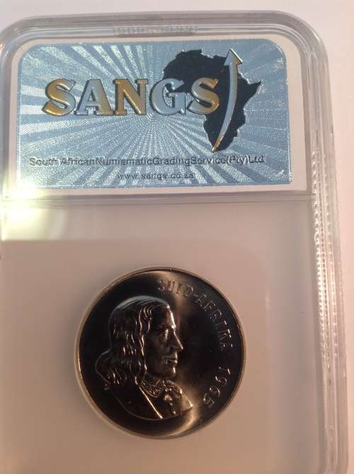 1965 SANGS graded PF 62 Afrikaans 50 cents