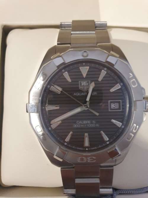 Tag Heuer Aquaracer Calibre 5 Automatic 43mm SS Gents Sports Dive Watch way2113.ba0928