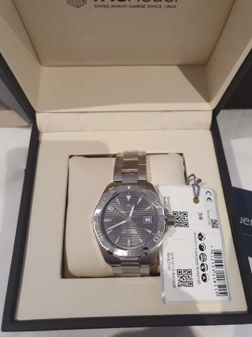 Tag Heuer Aquaracer Calibre 5 Automatic 43mm SS Gents Sports Dive Watch way2113.ba0928