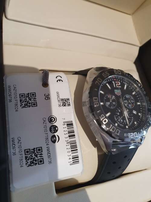 Men's Tag Heuer Aquaracer F1 Chronograph Race Dive Swim Luxury sports watch New Sealed Save 33.33%