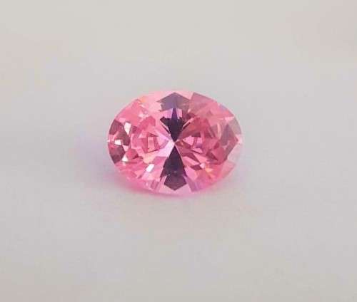 Cubic Zirconia 3.33Cts Pink Oval Cut** Master Cut**