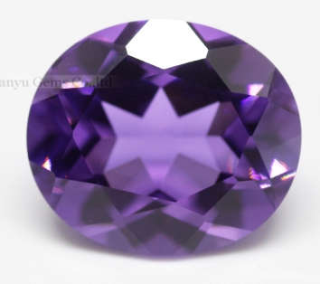 Cubic Zirconia 6mm x 8mm Amethyst Purple Oval Cut** Master Cut**
