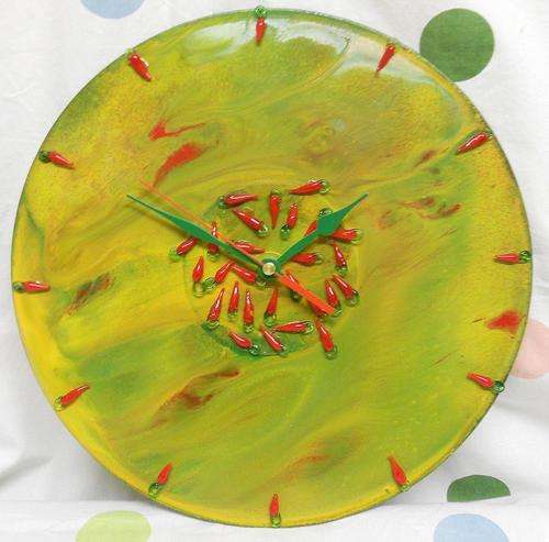 Wall Clock: Handmade One of a Kind