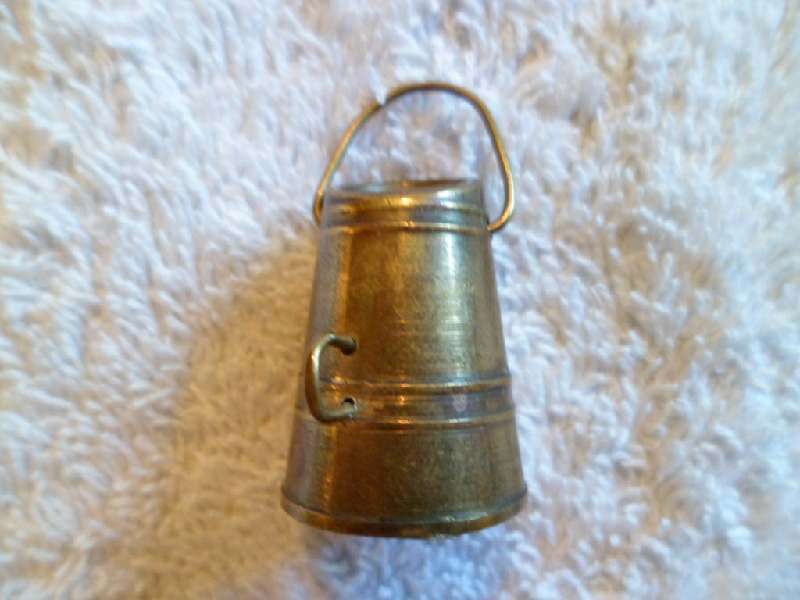 Miniature Coal Scuttle for Printer's Tray