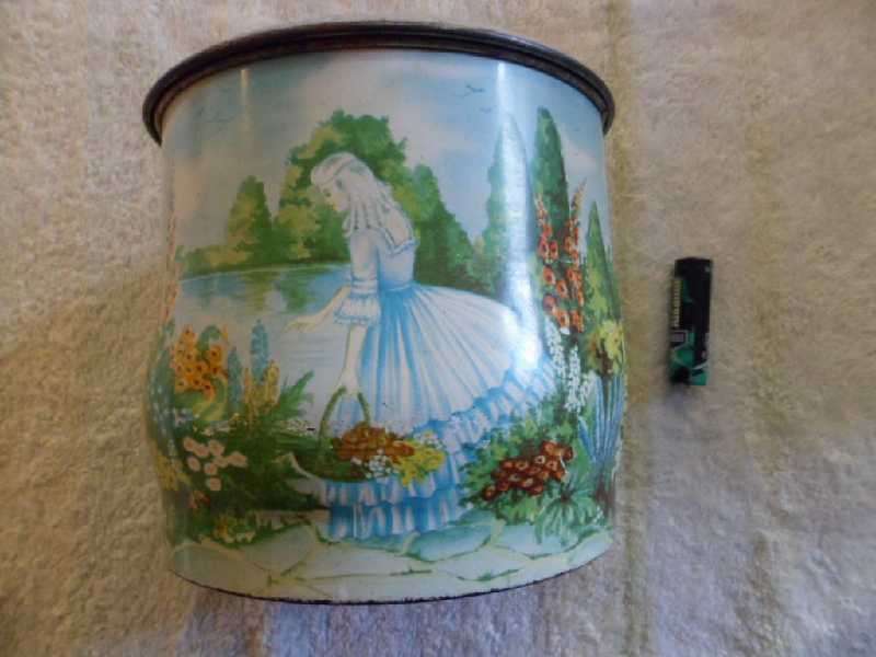 Old Tin used for storing salt