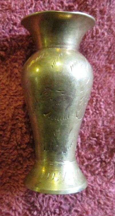 Miniature Brass Vase