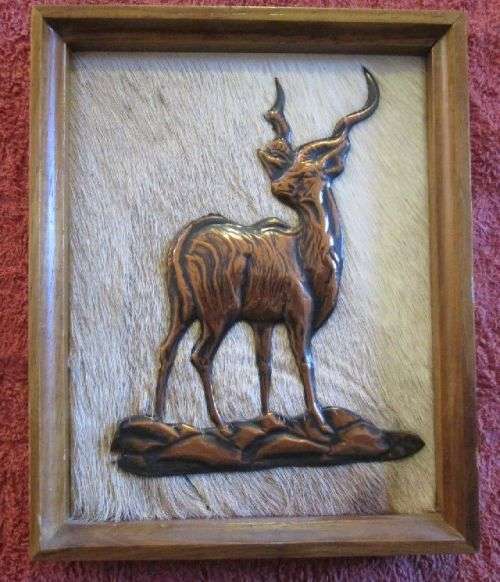 Dennis Thomson Copper Kudu on Animal Hide