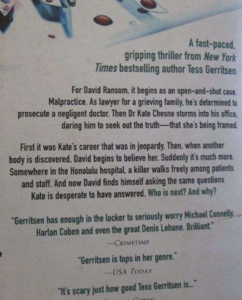 Under the Knife - Tess Gerritsen