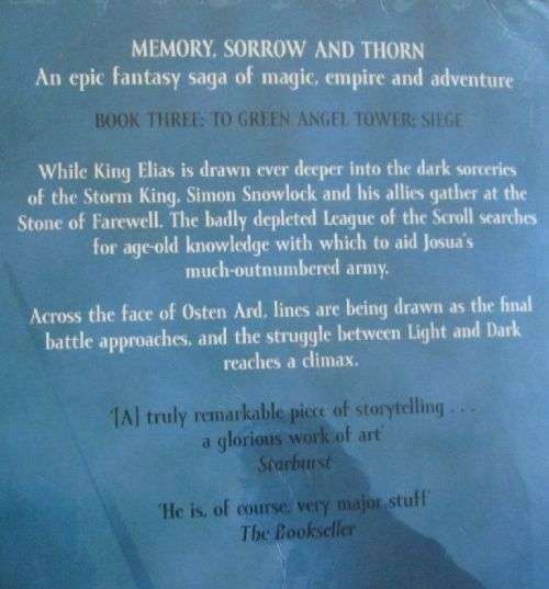 To Green Angel Tower: Siege - Tad Williams - Large Paperback