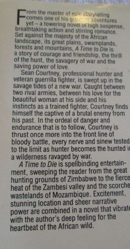 A Time to Die - Wilbur Smith