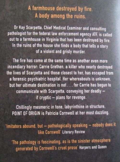 Point of Origin - Patricia Cornwell