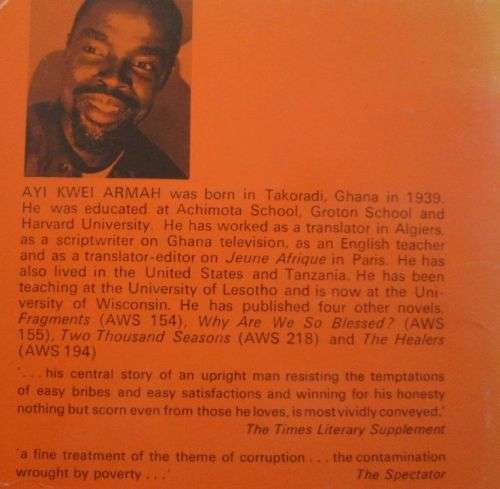 The Beautyful Ones are not yet Born - Ayi Kwei Armah