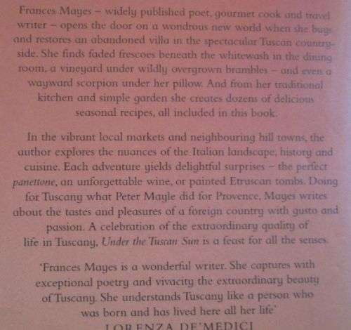 Under a Tuscan Sun - At Home in Italy