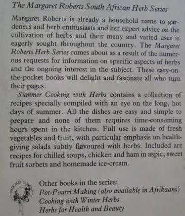 Summer Cooking with Herbs - Margaret Roberts