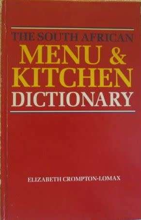 South African Menu & Kitchen Dictionary