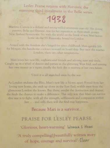 Survivor - Lesley Pearse - Large Paperback