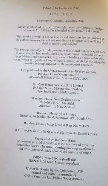 The Forest - Edward Rutherford - Hardcover