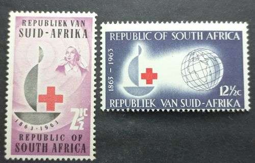 RSA 1963 The 100th Anniversary of Red Cross set MNH