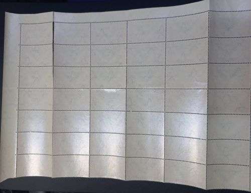 Union of South Africa  1953 The 100th Anniv of the first Cape of Good Hope 1d Block of 42 MNH