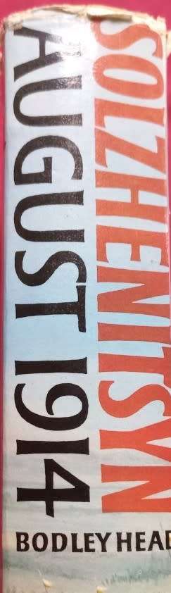 Solzhenitsyn August 1914 - Translated: Michael Glenny - Hardcover - 645 pages