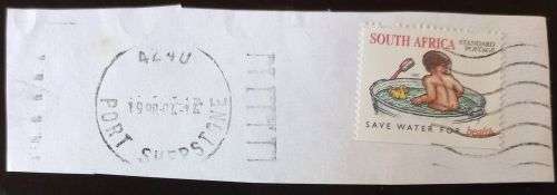 RSA 1997 National Water Conservation - Imperforated on 1 or 2 Sides on piece