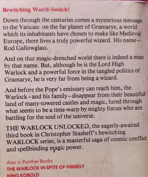 The Warlock Unlocked - Christopher Stasheff  - Softcover - Fantasy
