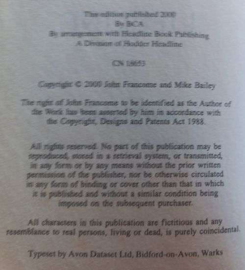 Lifeline - John Francome - Hardcover - 279 Pages