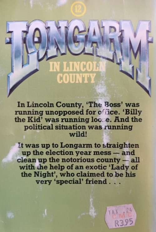 Longarm in Lincoln County - Tabor Evans - Softcover - 233 pages - Western