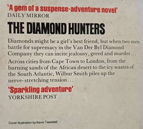 The Diamond Hunters - Wilbur Smith - Softcover - 239 Pages