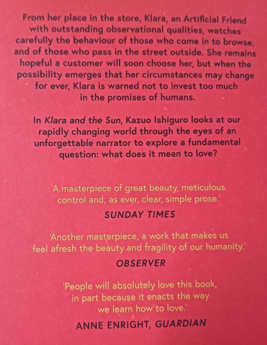 Klara and the Sun - Kazuo Ishiguro - Softcover - 340 pages