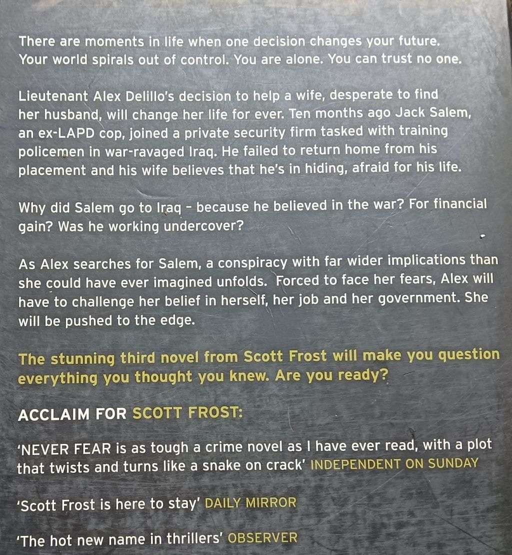Point of no Return - Scott Frost - Softcover - 342 pages