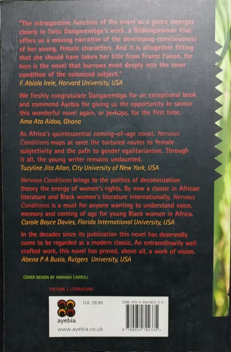 Nervous Conditions - Tsitsi Dangarembga - Softcover - 211 Pages