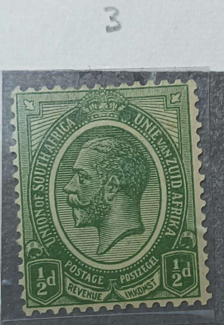 Union of SA 1913 -1922 King George V Part set see descr all UMM except 1\2d (3) and 6d (14b) MM
