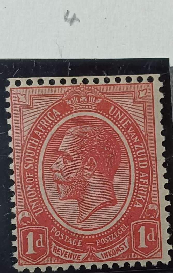 Union of SA 1913 -1922 King George V Part set see descr all UMM except 1\2d (3) and 6d (14b) MM